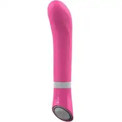  Розовый G-стимулятор с вибрацией Bgood Deluxe Curve 19,3 см 