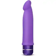  Фиолетовый вибромассажер Purity 19 см 
