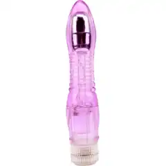  Фиолетовый вибратор Glitters Dual Probe 21 см 
