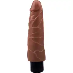  Коричневый вибратор Mike Vibe 21,5 см 