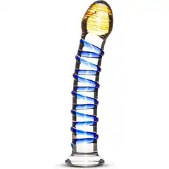  Стеклянный фаллоимитатор Glass Dildo №1 17,5 см 