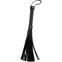  Черная многохвостая плеть Pleasure Whip 46 см 