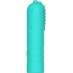  Зеленый мини-вибратор Dino 10,9 см 