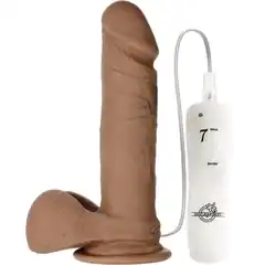  Реалистичный вибратор из Realistic Cock UR3 Brown 21 см 