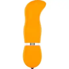  Оранжевый вибромассажер для точки G FUNKY VIBELICIOUS G SPOT 12 см 