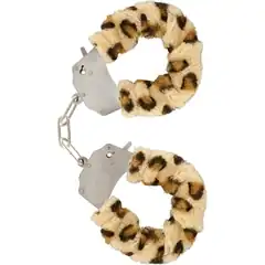  Наручники с леопардовым мехом Furry Fun Cuffs Leopard 
