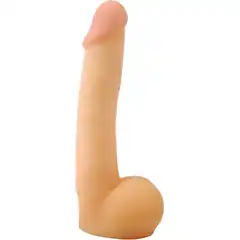  Реалистичный фаллоимитатор CyberSkin Cyber Cock with Balls Light 20 см 