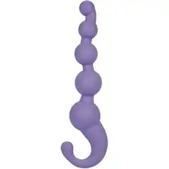  Упругая сиреневая цепочка LAmour Premium Silicone Beaded Probes 17 см 
