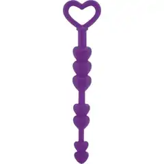  Анальная цепочка фиолетового цвета Lia Love Beads 