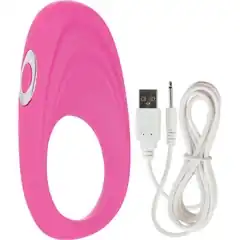  Розовое виброкольцо Embrace pleasure rings 