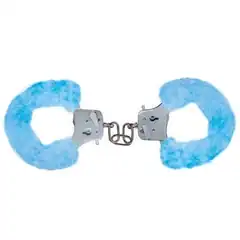  Наручники с голубым мехом Furry Fun Cuffs 