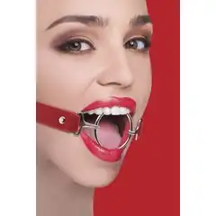  Расширяющий кляп Ring Gag XL с красными ремешками 
