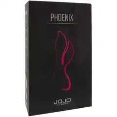  Розовый вибратор с клиторальным стимулятором JOJO Phoenix 10 см 