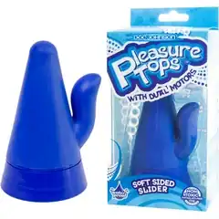  Синий вибрстимулятор клитора PLEASURE TOPS 