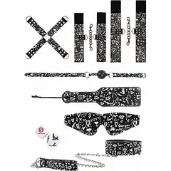  Набор для бондажа с принтом Printed Bondage Kit 