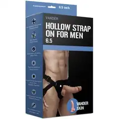  Полый страпон Hollow Strap On for Men 6.5 16,5 см 