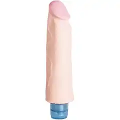  Телесный вибромассажёр Vibro Realistic Cock Dildo 19 см 
