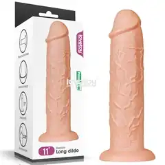  Телесный фаллоимитатор-гигант 11 Realistic Long Dildo 28 см 