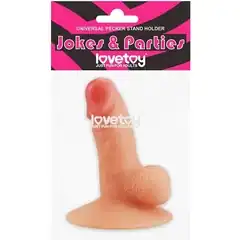  Телесный пенис-сувенир Universal Pecker Stand Holder 
