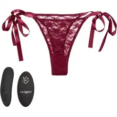  Кружевные трусики с клиторальным вибратором Remote Control Lace Thong Set 