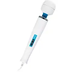  Белый вибромассажёр Magic Wand Europe 31,5 см 