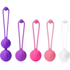  Набор из 5 разноцветных вагинальных шариков 