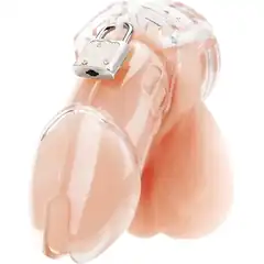  Прозрачная клетка целомудрия Acrylic See-thru Chastity Cage 