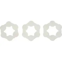  Набор из 3 средних одинаковых эрекционных колец Love Rings With Balls 