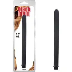  Черная насадка для анального душа Silicone Douche Tube 24,5 см 