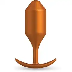  Пробка для ношения цветы бронзы B-vibe Snug Plug 4 14 см 