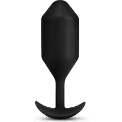  Черная вибропробка для ношения Vibrating Snug Plug 5 16,5 см 