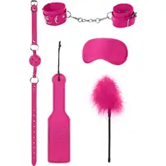  Розовый игровой набор БДСМ Introductory Bondage Kit №4 