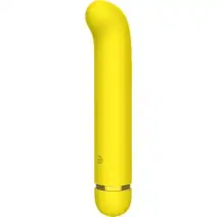  Желтый перезаряжаемый вибратор Flamie 18,5 см 