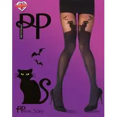  Колготки с имитацией чулок Halloween Cat Tights 