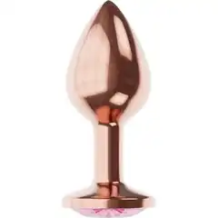  Пробка цвета розового золота с лиловым кристаллом Diamond Quartz Shine L 8,3 см 