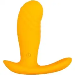  Оранжевая анальная вибропробка Creamsicle 8,7 см 