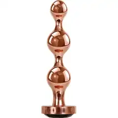  Золотистый анальный стимулятор-елочка Gold Digger Large 13,5 см 