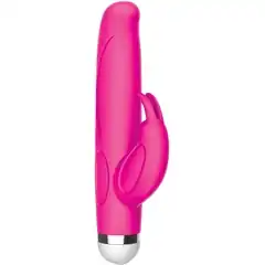 Розовый вибратор-кролик The Mini Rabbit 13,9 см 