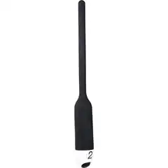  Черный силиконовый расширитель для уретры с вибрацией Silikon Dilator 