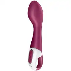  Малиновый вибромассажер Hot Spot для стимуляции точки G 21 см 
