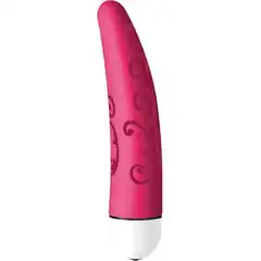  Ярко-розовый мини-вибратор Velvet 11,5 см 