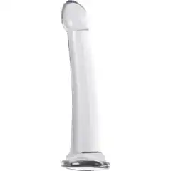  Прозрачный нереалистичный фаллоимитатор Jelly Dildo XL 22 см 
