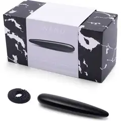  Массажер Le Wand Crystal Slim Wand из черного обсидиана 