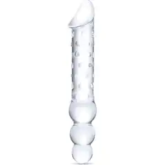  Прозрачный двухсторонний стимулятор 12 Double Ended Dildo 28 см 