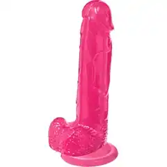  Розовый реалистичный фаллоимитатор Mr. Bold L 18,5 см 