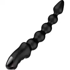  Черный гибкий вибростимулятор Nexus Bendz 29,2 см 