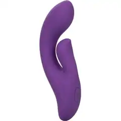  Фиолетовый вибратор-кролик Stella Liquid Silicone Dual Pleaser 17,25 см 