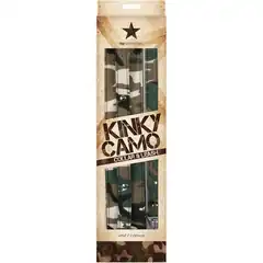  Камуфлированный ошейник с поводком Kinky Camo 