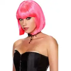  Неоново-розовый парик Playfully Pink 