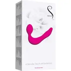  Безременной перезаряжаемый страпон Eternal Swan с вибрацией 16,8 см 